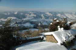 Neve sulla Langa Astigiana